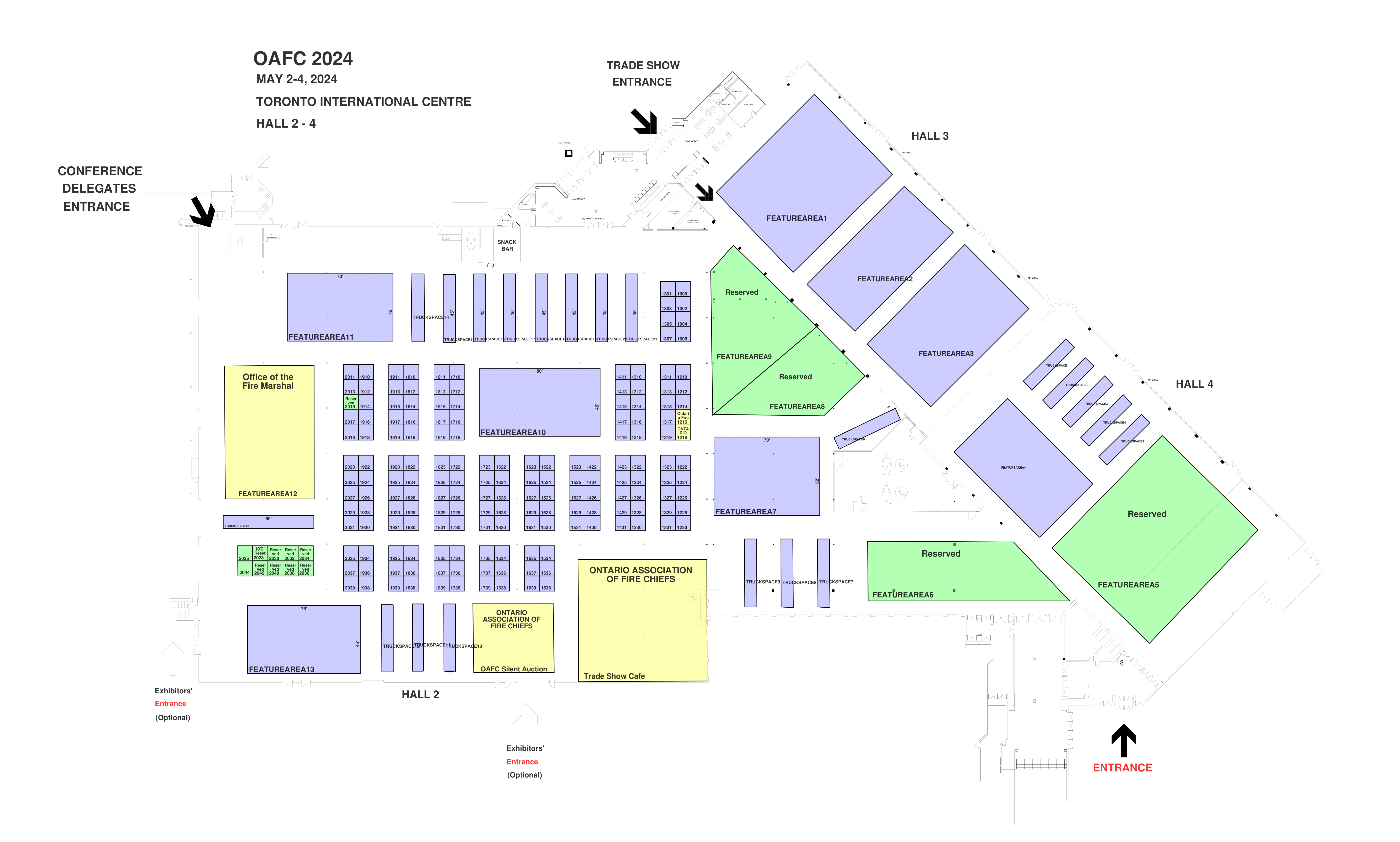 Trade Show Floor Plan and Exhibitor List Ontario Association of Fire