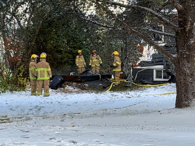 Morning shed fire 'suspicious' says deputy chief