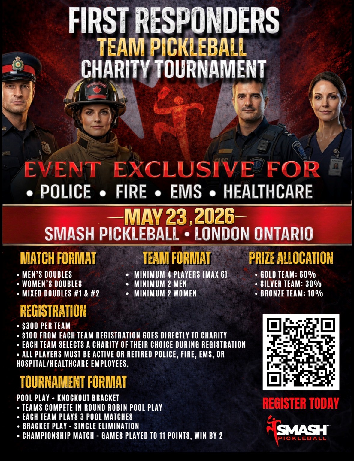 First Responder Pickle Ball Tournament