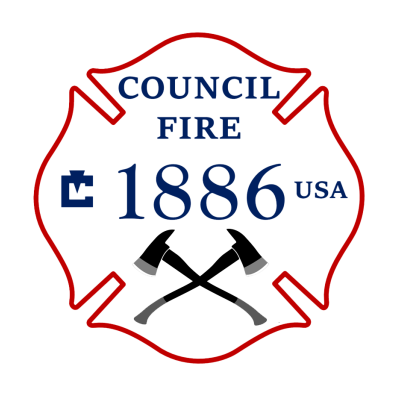 Council Fire badge, USA 1886