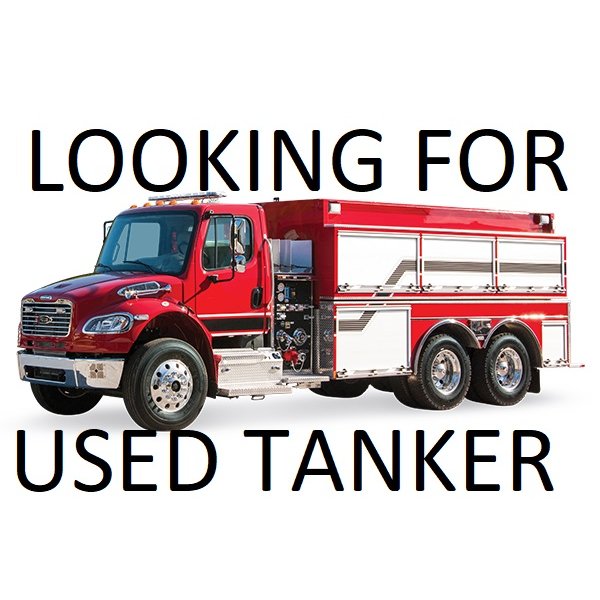 LOOKING FOR ANY USED TANKER